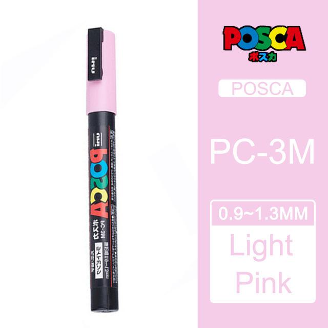 Маркер-краска Uni POSCA, 39 цветов PC-5M/44 PC-3M/36 PC-1M, Акриловые маркеры для рисования по камню, граффити, Художественные принадлежности