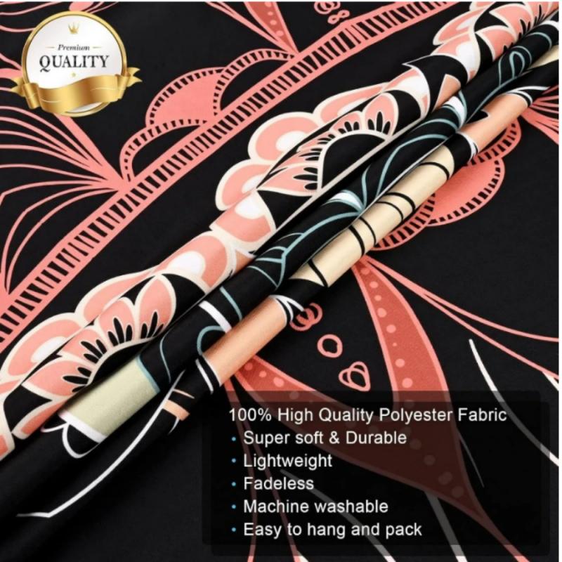 VIKAMA Halloween Giant Wave Pirate Captain Skull Double Knife Tapestry Retro Navigation Storm Skull Wall Cloth Party Decoration
