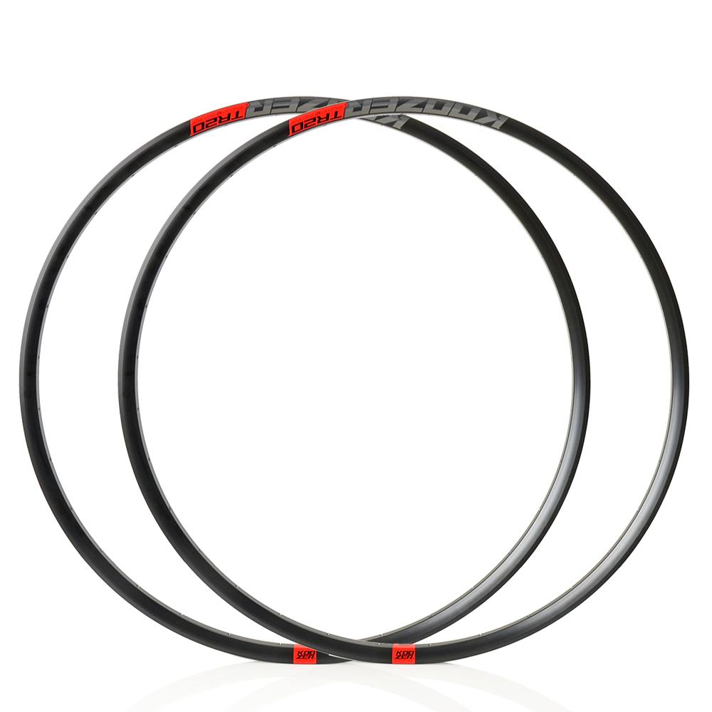 25' Обод для гравийного MTB велосипеда Koozer TR20 Продвинутое 4D-сверление 27.5” 29 дюймов 700c Tubeless Ready 28H 32 отверстия 20 мм Части колеса