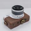 Чехол-сумка из искусственной кожи для камеры Nikon J1 J2, защитный чехол для всего корпуса с ремешком