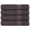 VidaXL Sauna Towels 4 Pcs Anthracite 80x200 Cm 100% Cotton, Towel, Bath Towel, Cotton Towel 136694