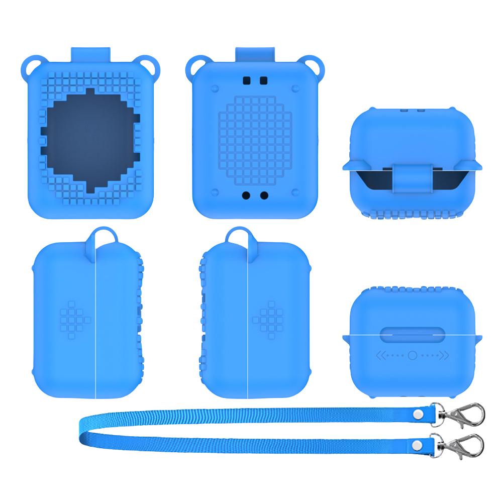 Silicone Case Anti-Scratch Protective Skin Sleeve Washable Protective Skin Cover for Bitzee Interactive Digital Pet and Case