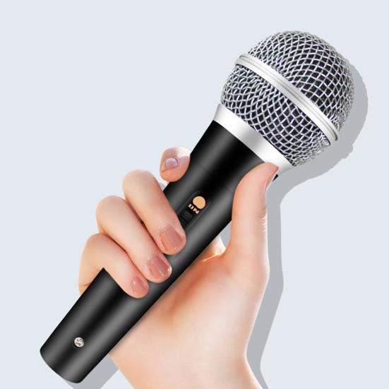 1 Комплект Аудио Микрофон Высокая Чувствительность Вокальная Музыка Plug And Play Низкая Задержка Динамический Сценическое Шоу Высокая Точность Интеллектуальный Шум