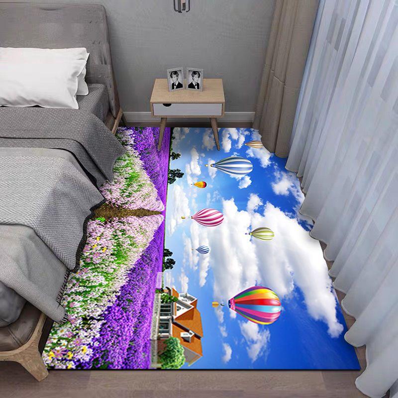 3D ковер большой площади, прикроватная подставка для ног для всей комнаты, спальни, бытовой грязеотталкивающий коврик для эркера, балкона, высококачественный напольный коврик