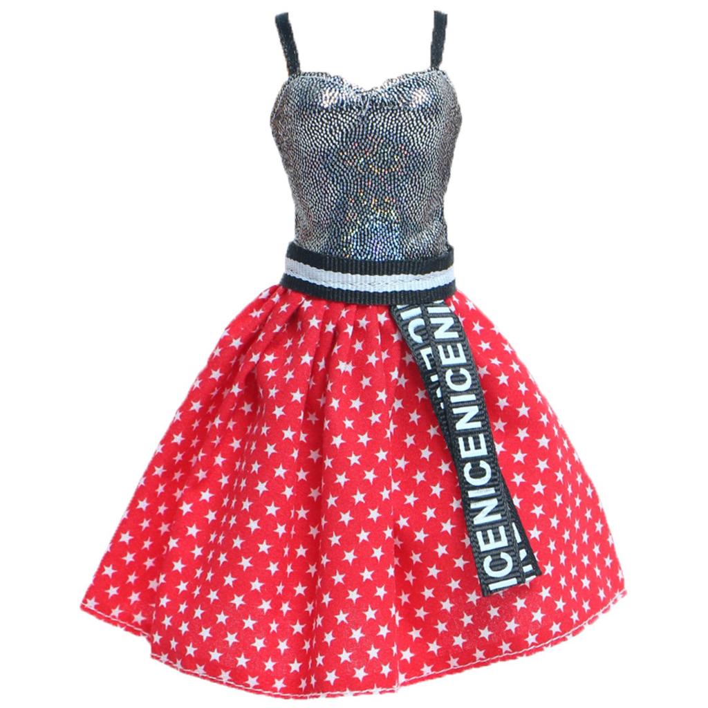 Clothes for 30cm Doll Daily Casual Outfits Pants T-shirt Skirts Mini Dress Fat Curvy Size 11.5 Inch Doll Accessories