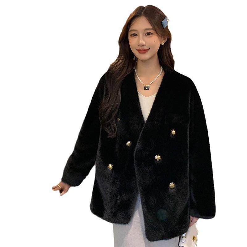 Fur jacket women's 2024 new autumn and winter environmentally friendly fur mink fur jacket fur integrated coat Xinji