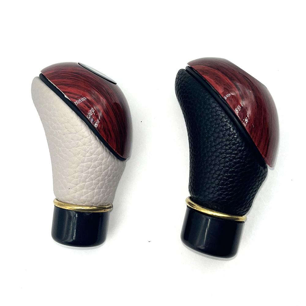 2023 Горячая Распродажа Деревянная PU Кожаная Автомобильная Ручка Переключения Передач Универсальная Автомобильная Грузовая Машина 5-ступенчатая Ручка Ручки Ручки Переключения Передач