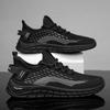 Breathable Soft-soled Fly-woven Mesh Shoes 2024 New Men's Shoes Running Casual Sports Shoes Trendy Versatile Dad Shoes