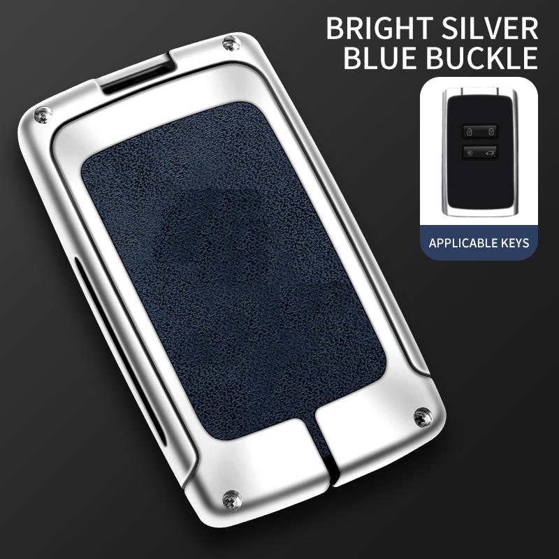 Металлический чехол для автомобильного ключа сумка для Renault Koleos Captur Megane Clio Scenic Talisman Kangoo Laguna Twingo Arkana для Dacia Sandero Card