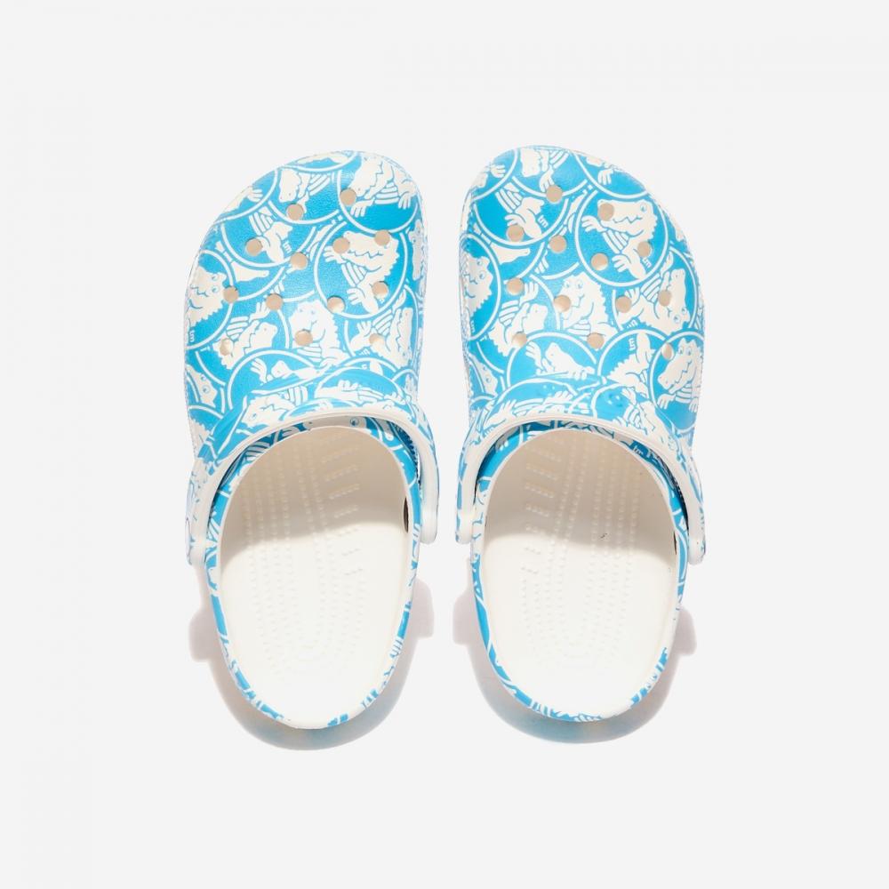 Crocs Классические сабо Duke Print Crs210003 Venetian Blue