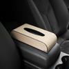 Коробка для салфеток для автомобиля, гладкая поверхность, компактный размер, универсальный интерьерный подголовник для автокресла, чехол для салфеток, автоаксессуары