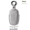 Luxurious Suede Key Case for Geely Panda Mini - Unisex Full Coverage Shell