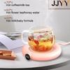 USB Heated Coaster LED Display 3 Temperature Settings Home Office Coffee Tea Warmer Pad Electric Heater Milk Beverage Warmer
