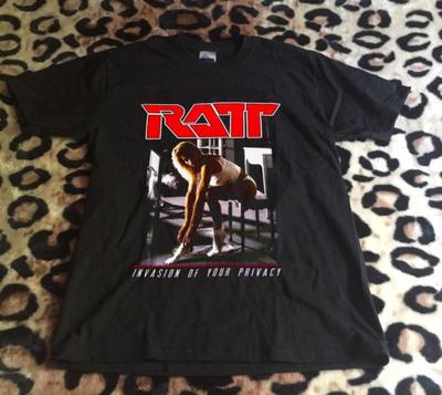 Винтажная футболка RATT INVASION TOUR 1985 Унисекс