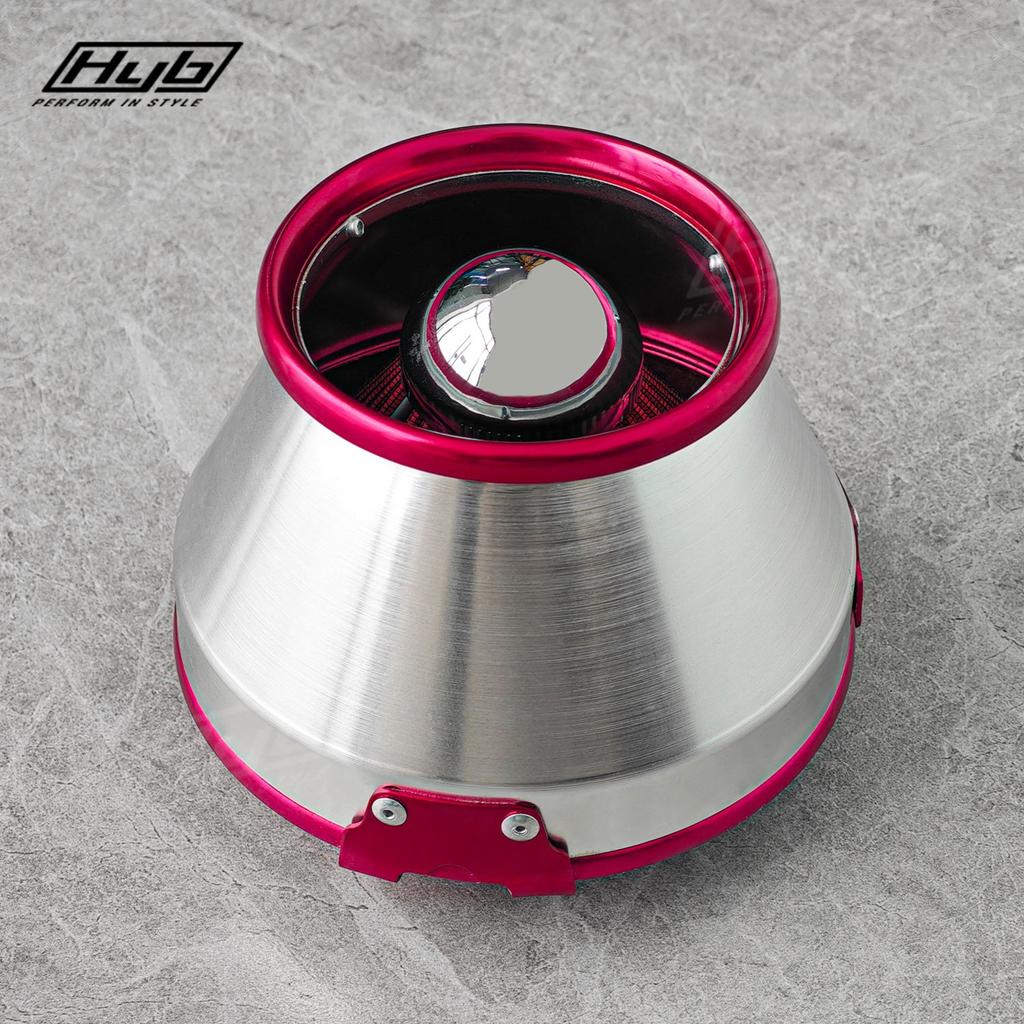 3INCH Air Filter Cold Intake Universal Kit Cone Sport Racing Filter Performance Engine 76mm Aluminum Cover High Flow