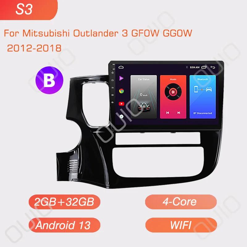 Android13 Carplay радио для Mitsubishi Outlander 3 GF0W GG0W 2012 2013-2018 стереосистема мультимедийный проигрыватель Android Auto GPS Navi