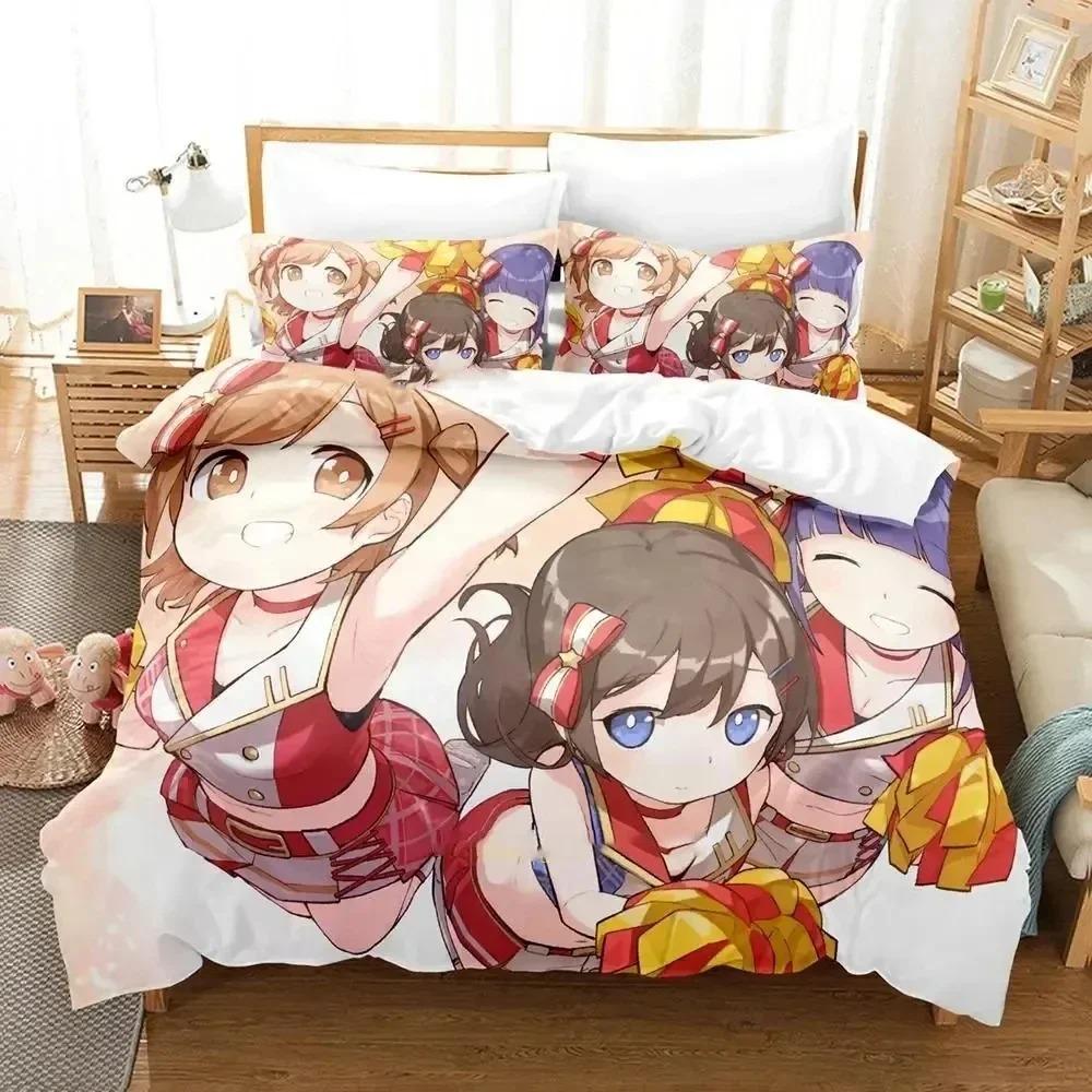 Аниме Shoujo Kageki Revue Starlight Комплект постельного белья Спальня Мягкие Современные Покрывала Удобное Мягкое Пододеяльник Удобный Пододеяльник Наволочка