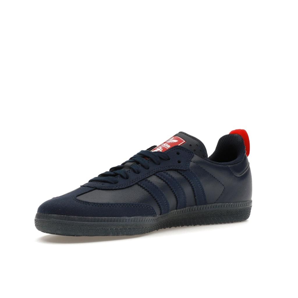 Orchard Skateshop x New England Revolution x adidas Samba ADV The Liberty Kit Унисекс Кроссовки Синий Ночь-Индиго Серебристый-Металлик IG7925