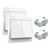 Battery-free Wireless Waterproof Wall Switch with Self-Generating Power and Long-Range Capability