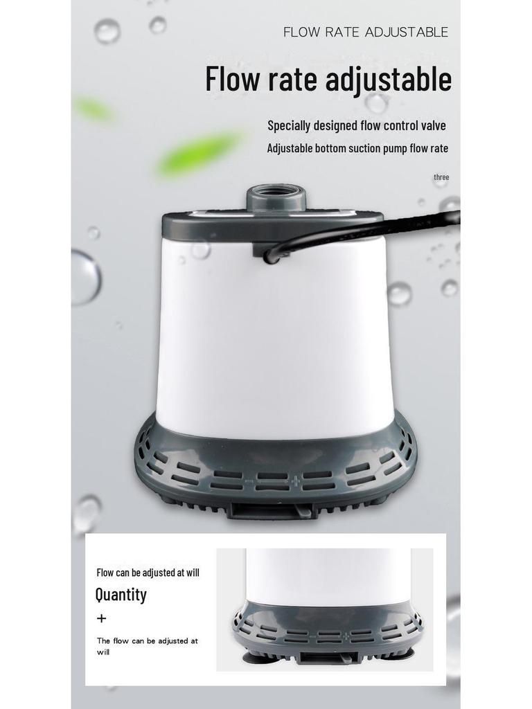 Changhai Silent Multi-Function Submersible Aquarium Pump with Anti-Dry Burning and Low Water Level Bottom Suction