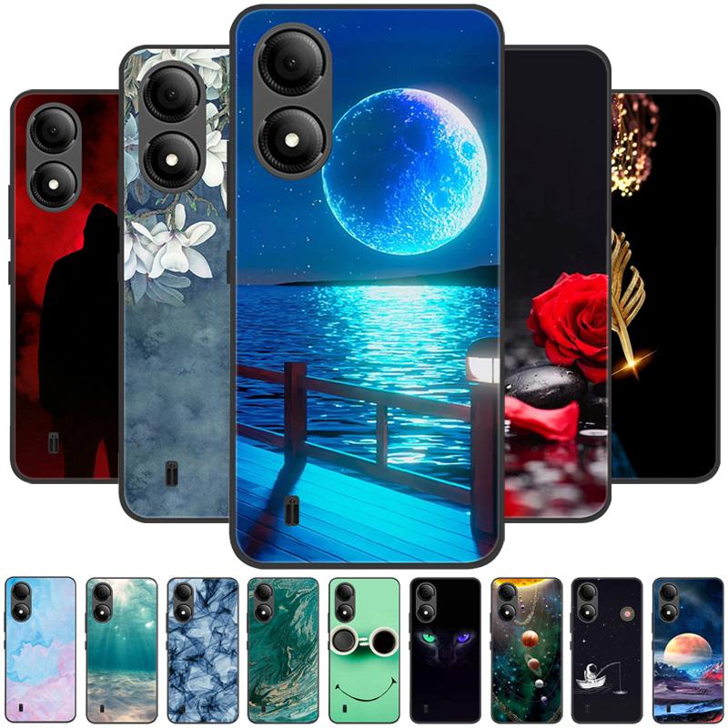 Soft Case For ZTE Blade A33s A34 A35 Silicone TPU Phone Cover For ZTE Blade A54 Cartoon Popular Phone Protective Fundas Bags