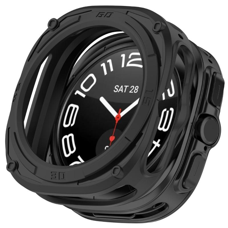 Protector Cover Half Coverage Shell for watch ultra 47mm Scratchproof Shell Bumper Frame Case Housing Easy Installation