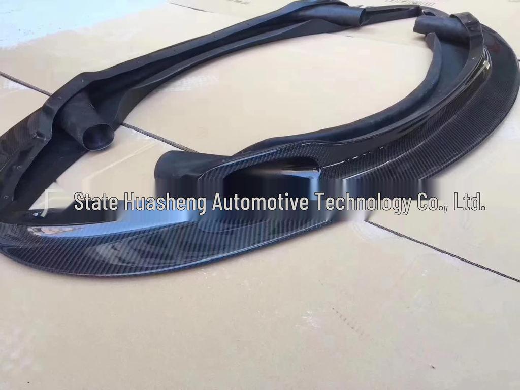 Compatible with 06 BMW 3 Series E92/E93 GT4 Style Carbon Fiber Front Lip Spoiler