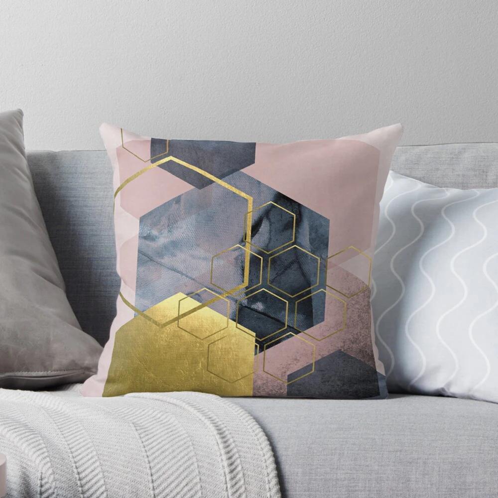 House Decorative Home Pillowcase for Sofa Cushion Cover 45*45 Nordic 40*40cm Morandi 40x40cm 50x50 Living Room Abstract 60x60