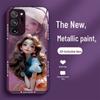 Samsung A10 Fashion/Cat Girl 50 Cute M40 Liquid Glass Case, все включено, защита от падения, модель с 10 линзами