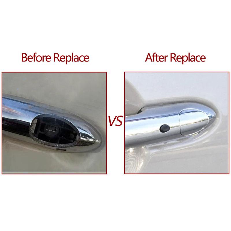 Car Front Outside Door Handle Lock Key Hole Cover Trim Chrome Cap For BMW Mini Cooper JCW One F54 F55 F56 F57 F60 51217431945