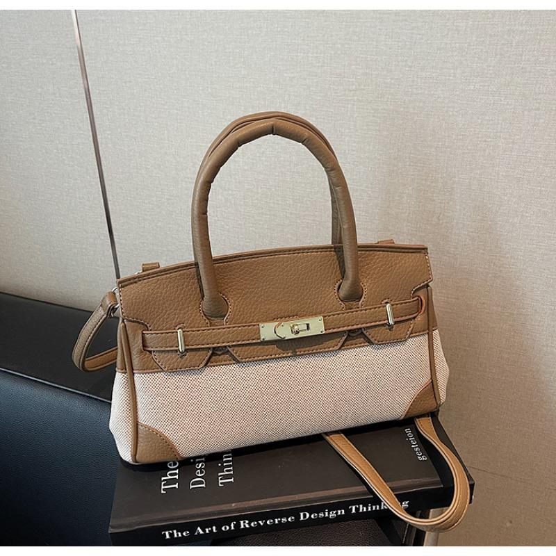 Модная и нишевая ручная сумка Kelly с цветовыми блоками, сумка через плечо