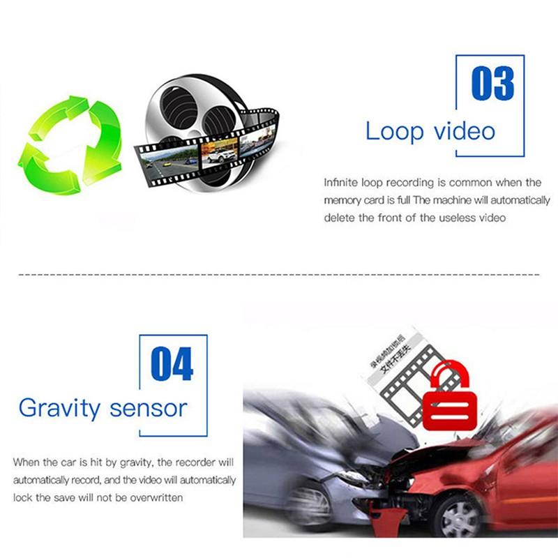 2 In 1 Car DVR Driving Recorder Dash Cam Camera Radar Detector Car Dvr Camera Radar Detector Camera Black Plastic Car Camera Recorder