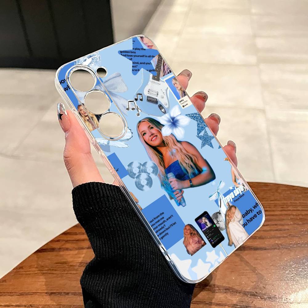 Чехол для телефона F-Freya Skye Singer для Samsung A10, 12, 20, 21S, 30, 31, 40, 50, 51, 52, 70, 71 Прозрачный чехол