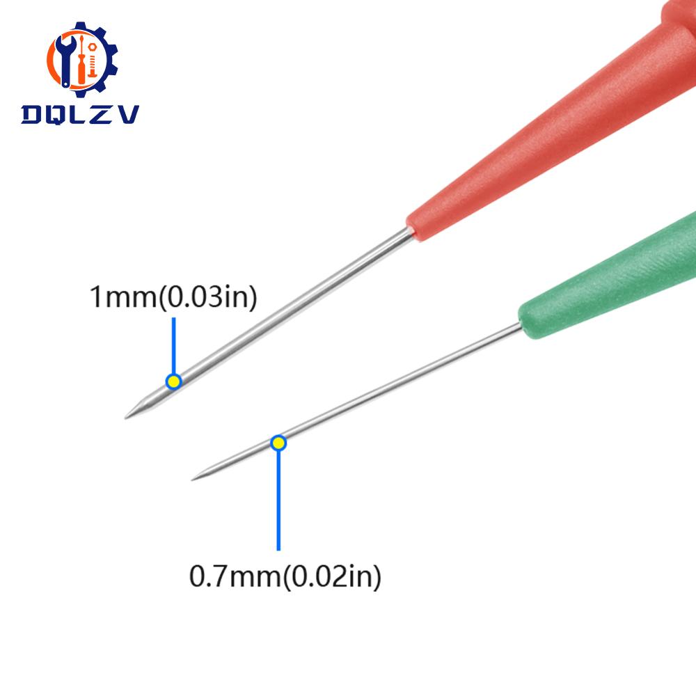 30V Car Tip Probes Diagnostic Tools Auto Multimeter Test Leads Extention Back Piercing Needle Tip Probes Mechanical connector