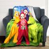 1Pc Teletubbies Adventure Blanket For Couch Bed Plush Cozy Fuzzy Blanket Super Soft Warm Blankets For Fall And Winter 0918104