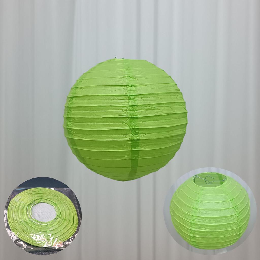 Круглый белый бумажный фонарик 10 дюймов, красный фонарик для Праздника середины осени и свадебного украшения