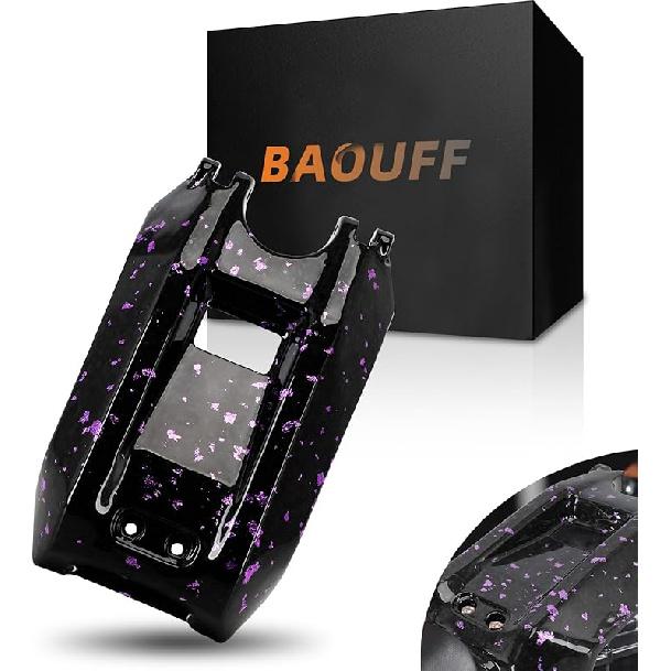 Крышка аккумулятора из настоящего углеродного волокна для Surron Light Bee, Защита обтекателя для электрического мотоцикла для бездорожья Surron Light Bee X/S - Черный