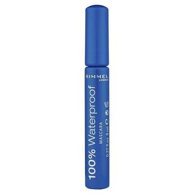 Rimmel Тушь 100% Водостойкая Черный Черный