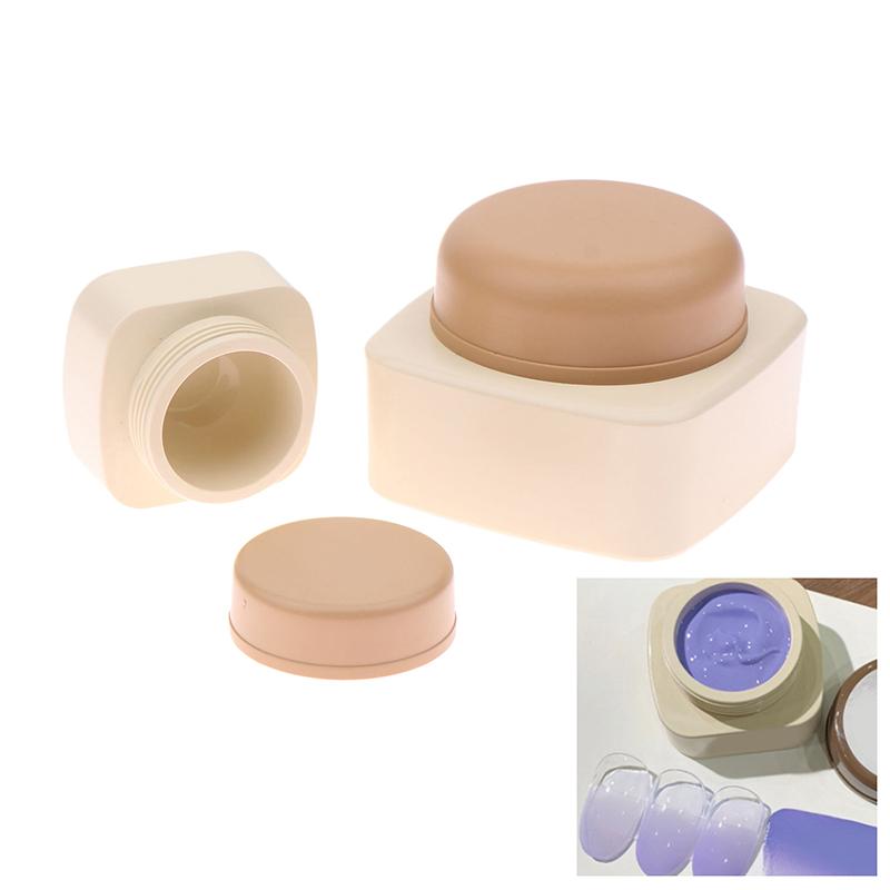 5/20 г Пустые пластиковые косметические квадратные контейнеры для нейл-арта, баночка, емкость для крема для лица, коробка для пудры для геля для ногтей, инструмент для макияжа, упаковка для лосьона