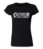 KREATOR cd lgo БЕЛЫЙ ЛОГОТИП Официальная футболка БЕБИДОЛ Последний размер Средний Новое Out Of Print фантомная кома
