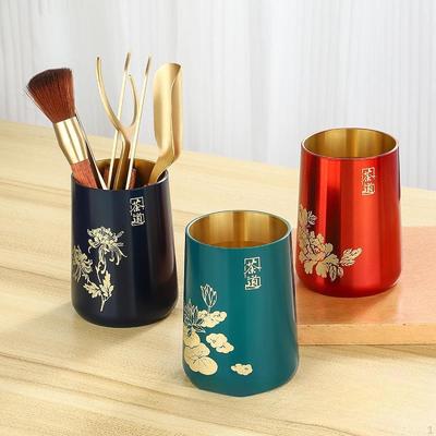 Китайский чайник, банка для хранения, чайный набор Kungfu, портативный, элегантный, легко моющийся, тубус