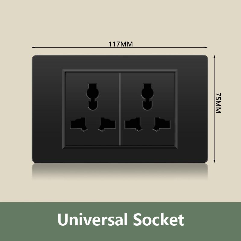 Электрическая розетка европейского корейского стандарта 220 В настенный светильник выключатель питания с USB Type-C 20 Вт интеллектуальная розетка для быстрой зарядки ПК панель ТВ ТЕЛ