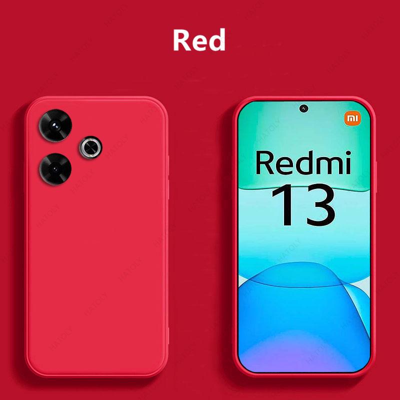 Для Xiaomi Redmi 13 Чехол Для Xiaomi Redmi 13 4G Чехол Funda Soft Silicon Para Capa Защитная задняя крышка для телефона Redmi 13 4G