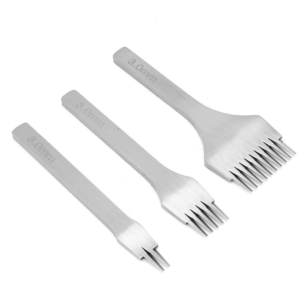 3 шт. Ручная работа Кожа PrO Stitch 2.73.03.383.85 мм Кожаный дырокол Инструмент(3.0mm)