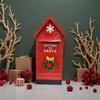 Рождественский кованый железный рождественский почтовый ящик, рождественская мебель и садовые украшения