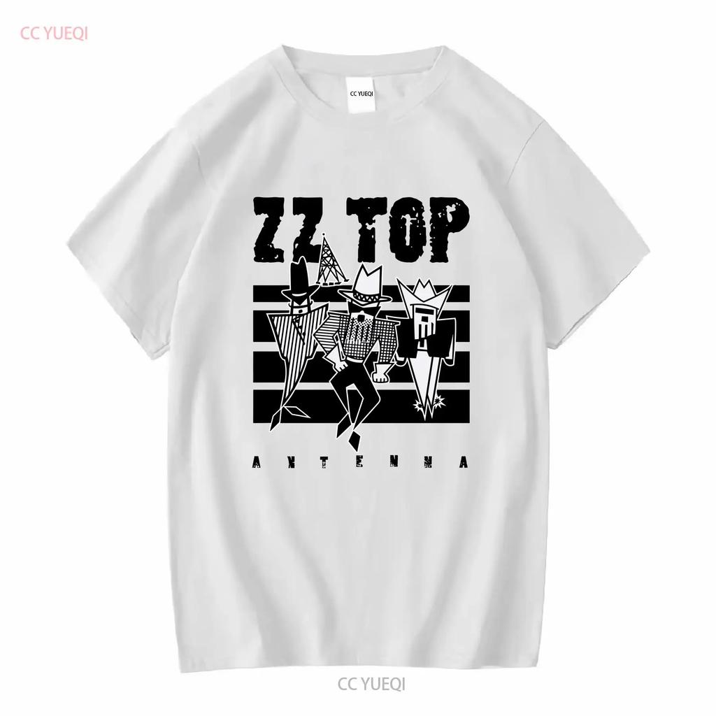 Футболка ZZ Top с антенной 2, с длинным или коротким рукавом, винтажная, стильная, с эффектом потертости, эластичная, универсальная, дышащая, дизайнерская одежда