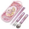 Bento Chopsticks Trio Set Disney Tangled 26 Girl Children's (Chopsticks, Spoon, Fork, 16.5cm) TACC2-A