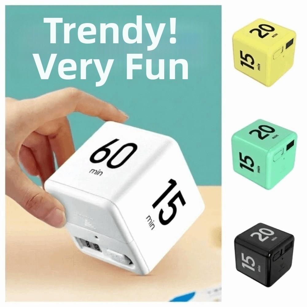 15/20/30/60 min Cube Timer Time Management Reminder Timer Durable Kitchen Timer  Exam Preparation