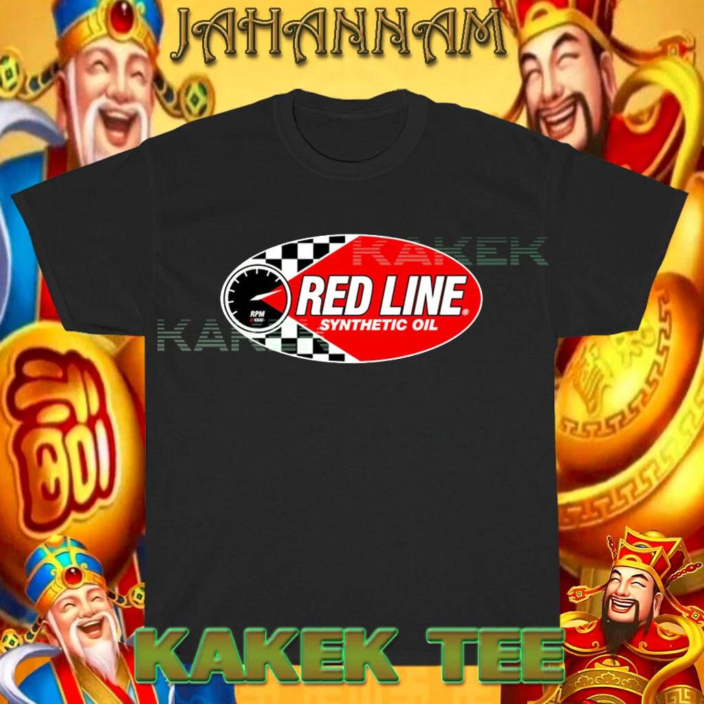 Новая футболка с логотипом Red Line Synthetic Oil, смешная, размер S-5XL (США)