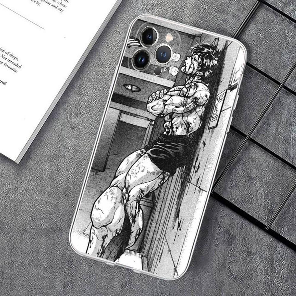 Чехол для телефона Hanma Baki Grappler для iPhone 15 14 11 12 13 Mini Pro XS Max Чехол 6 7 8 Plus X XR SE 2020 Funda Shell